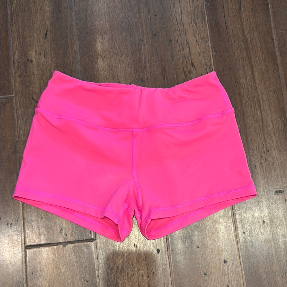 Savage Barbell Pink Athletic Shorts with Elastic Waistband